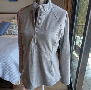 Kyodan Outdoor Gray Quarter-Zip Pullover L